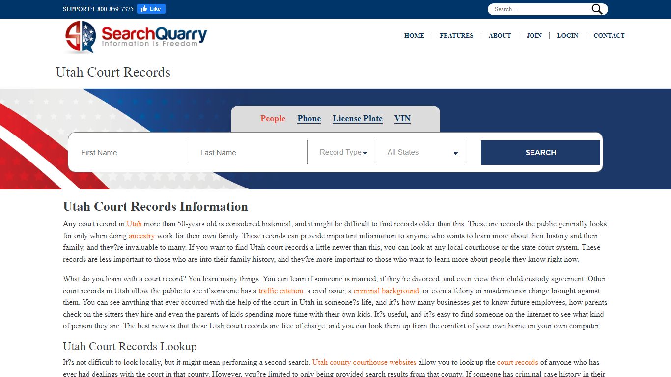 Enter a Name & View Utah Court Records Online - SearchQuarry